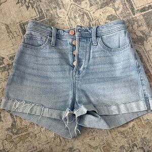 Hollister Light Blue Jean Shorts